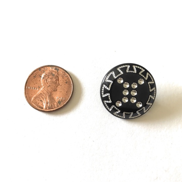 5 Rhinestone Buttons - NWOT - Picture 2 of 4